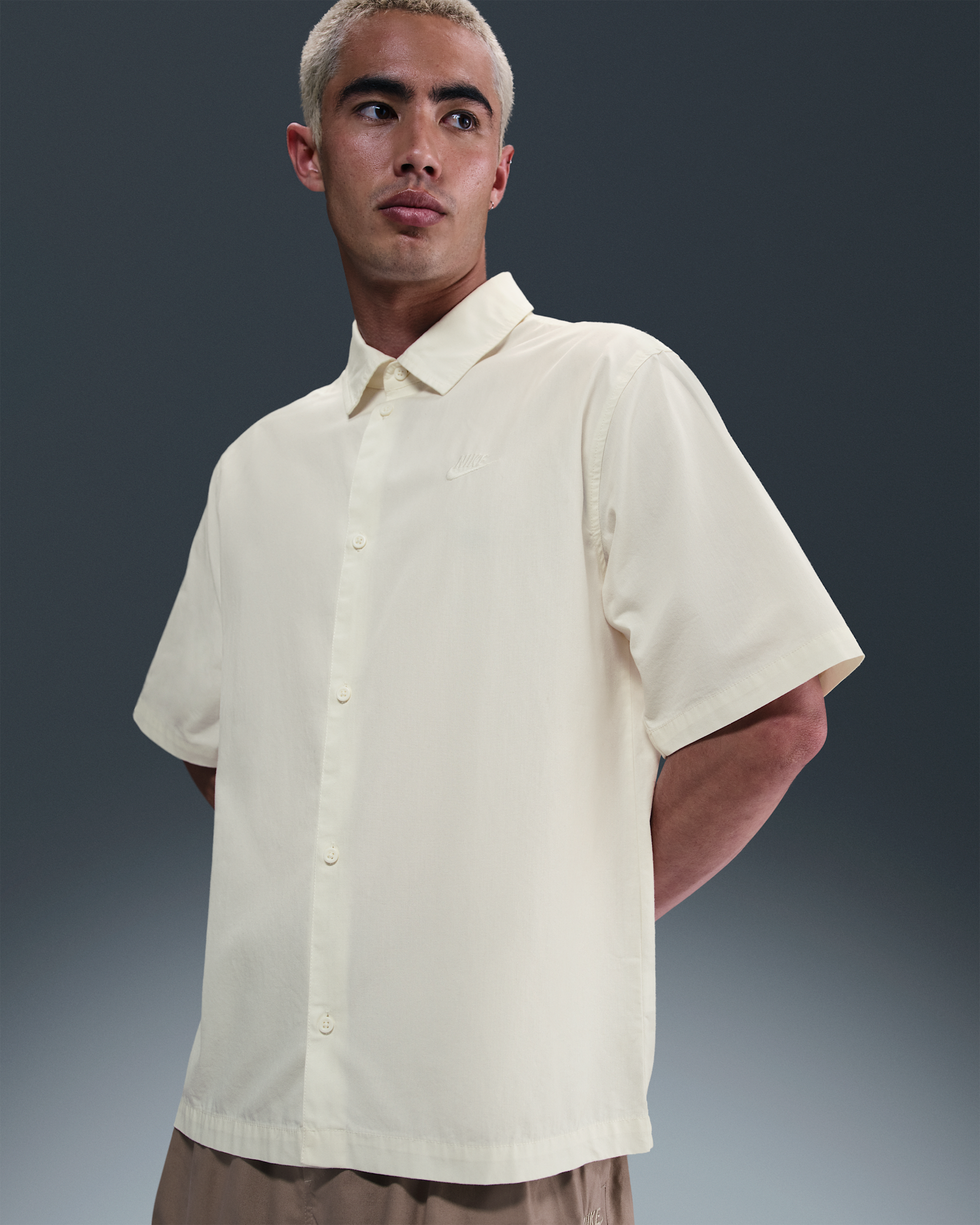 NIKE公式】ナイキ クラブ メンズ ショートスリーブ ボタンダウン